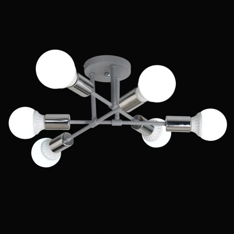 Потолочная люстра Максисвет Техно 1-4683-6-GRY E27