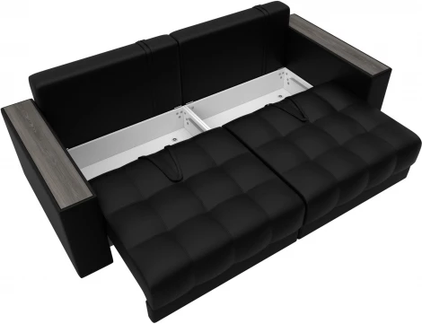 Диван прямой с декором Лига-049 НПБ Лига Диванов (Экокожа) арт.128401