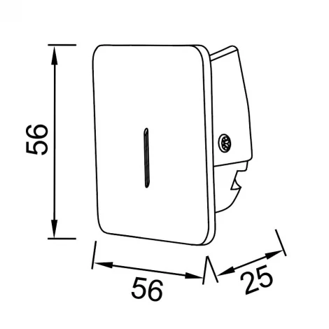 Подсветка для лестниц и ступеней встраиваемая LED IP42 Mantra Sotavento 9292