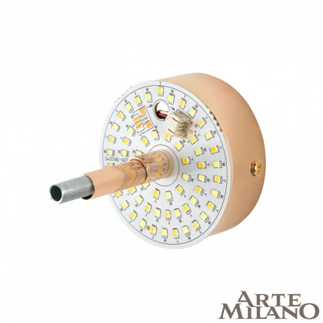 Настенный светильник Arte Milano 1.1252B.D150.H150.LED G (220V, круглые)