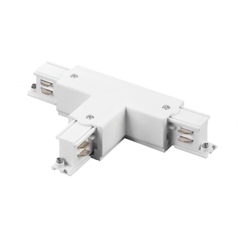 Коннектор Т-образный левый перекидной с подводом питания к треку 5040xx-(F)/(R) Lightstar Quattro 504136-FRPSL