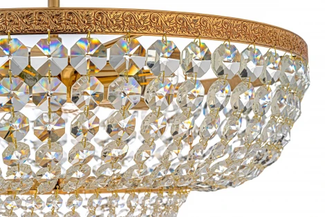 Потолочная люстра буше Arti Lampadari Favola E 1.3.50.502 G (220V, хрусталь)