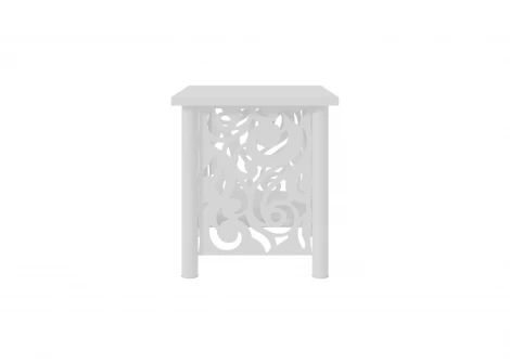 Тумба прикроватная белый шагрень Форвард 102260