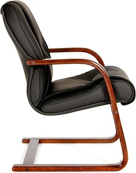 Компьютерное кресло CHAIRMAN 653 V кожа (Дерево,Экокожа/Черный)