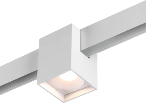 Трековый Wi-Fi низковольтный светильник Novotech SHINO FLUM 359518 белый диммир. со сменой цв.температуры, Tuya Smart Life IP20 LED 10W 48V 3000-6000K (управление смартфоном, умный дом - Алиса, Smart Life)