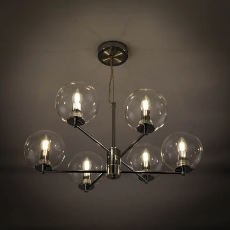 Подвесная люстра Citilux Галлен CL240161 (220V, на тросе, шарики)