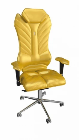 Эргономичное кресло Monarch Kulik System Бежевая кожа