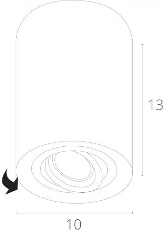 Накладной точечный светильник Arte Lamp Falcon A5644PL-1SI