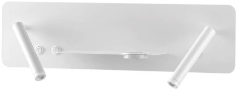 Настенный светильник с беспроводным ЗУ Lumion Cosi 5684/10WL LEDIO белый LED 10W 700Лм 3000К 220V (выключатель)