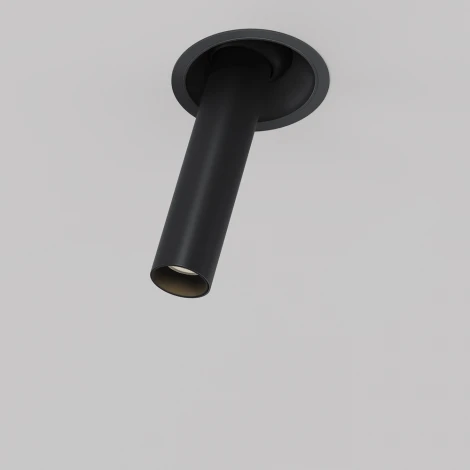 Встраиваемый светильник Maytoni Focus T C140RS-L200-7W3K-B (LED, 220V, круглые)