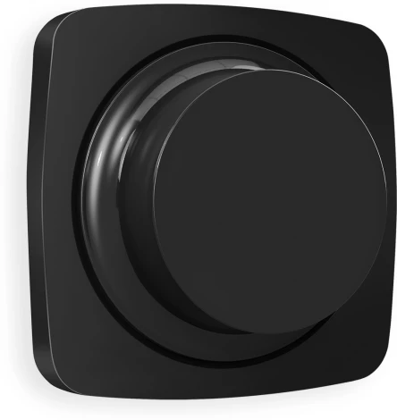 Лицевая панель Ambrella Volt OMEGA (Черный матовый) для светорегулятора универсального QUANT OP8055