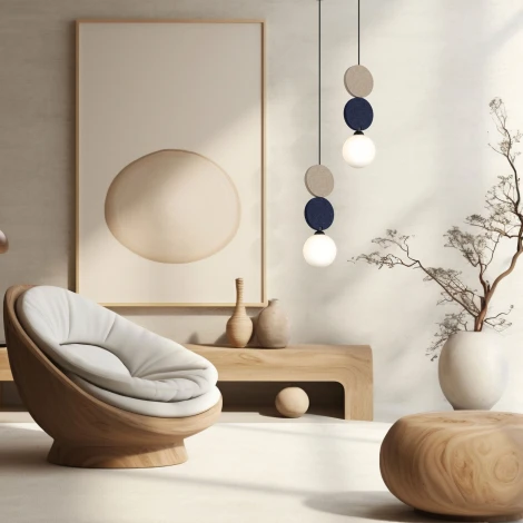 Подвесной светильник Eurosvet Olaf 40074/1 синий в форме шара