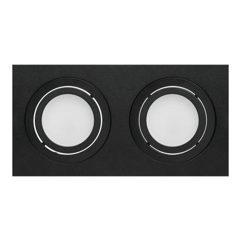 Встраиваемый светильник под лампу GU5.3 черный Wolta Alto WDL-GU5.3/02BL-02