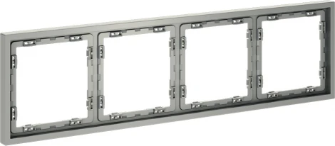 Рамка на 4 поста (сталь) Voltum S70 VLS100405