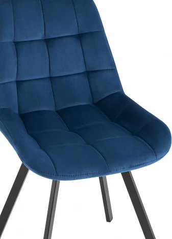 Стул вращающийся Флекс велюр синий УТ000037584