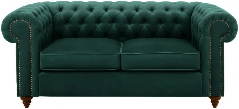 Диван Chester Classic ОГОГО (арт.665414), (Ткань/Зеленый)