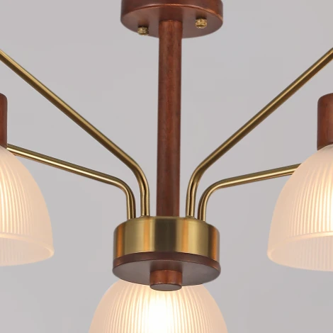 Потолочная люстра на штанге ILLUMICO IL0286-5C-79 BR (220V)