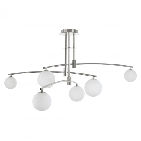 Потолочная люстра на штанге MyFar Stacy MR1015-6P (220V, шарики)