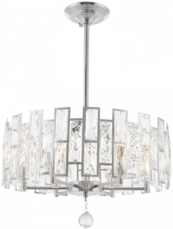 Подвесная люстра хрустальная на штанге Arte Milano Sorrento-4209 374209/6/350/470 CR (220V)