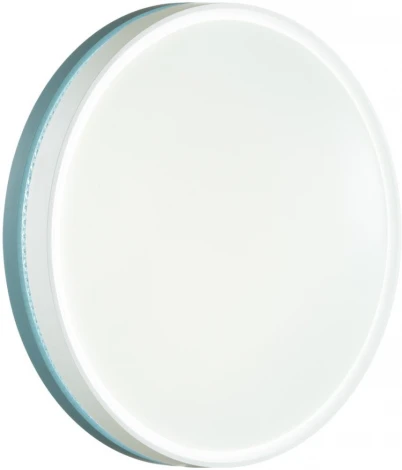Настенно-потолочный светильник Sonex Nohava Blue 7669/DL пластик/белый/голубой LED 48Вт 4000К D415 IP43 (220V, круглые)