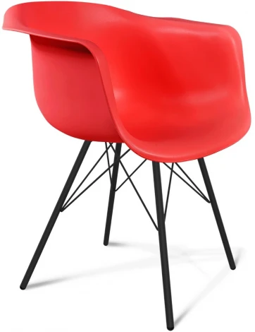 Стул SHT-ST31/S37 красный ral3020/черный муар от фабрики Sheffilton