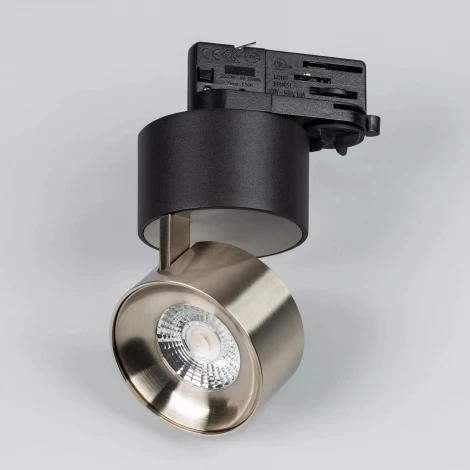 Трековый светильник SP-PLURIO-TRACK-4TR-R77-9W Day4000 (BK-NI, 36 deg, 230V) (Arlight, IP20 Металл) 038110 (LED)