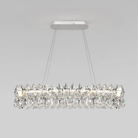 Подвесная люстра светодиодная Bogate's Marvel 90372/1 Strotskis (220V, хрусталь, на тросе)