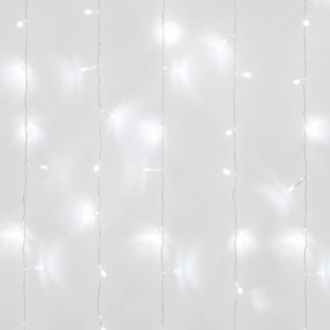 Занавес светодиодный с эффектом мерцания. 6х3м. Соединяемый. 450 светодиодов. Белый свет. ULD ULD-C6030-450/TTK WHITE IP44