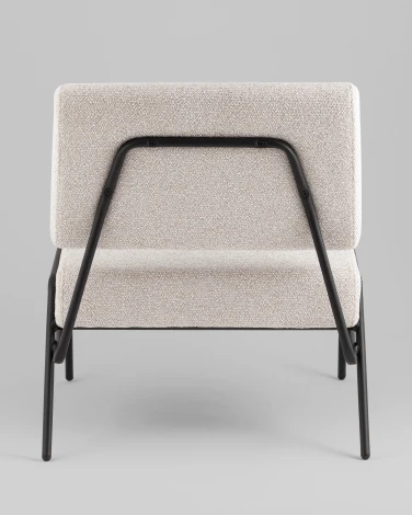 Кресло Теллинг шенилл серо-бежевый Stool Group УТ000041924