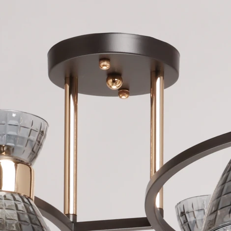 Потолочная люстра на штанге DeMarkt Dela 635015904 (220V)