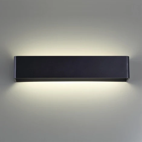 Уличный настенный светильник светодиодный Novotech Asa 359167 STREET черный IP65 LED 4000K 18W 220V