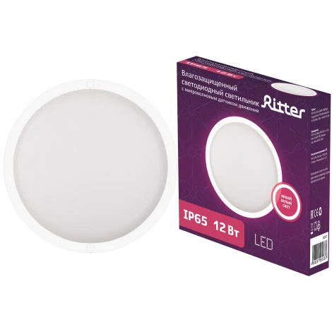 Настенно-потолочный светильник светодиодный с датчиком движения Ritter 56033 3