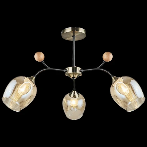 Потолочная люстра на штанге Reluce 02009-0.3-03 AB+BK (220V)