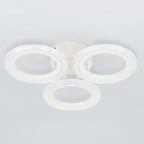 Потолочная люстра на штанге светодиодная ЭРА Ring CLL-1-39 WH