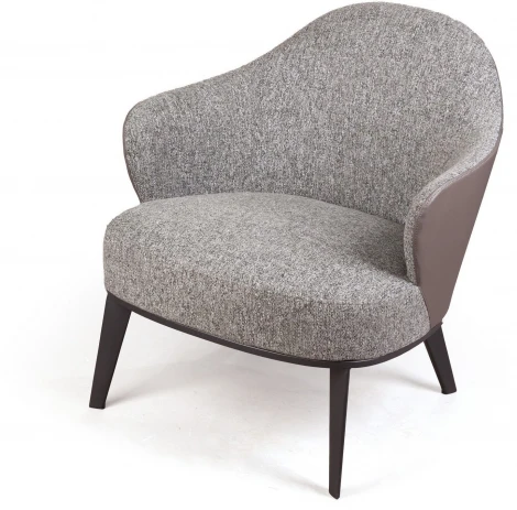 Лаунж Кресло Top Concept Leslie рогожка комби серый