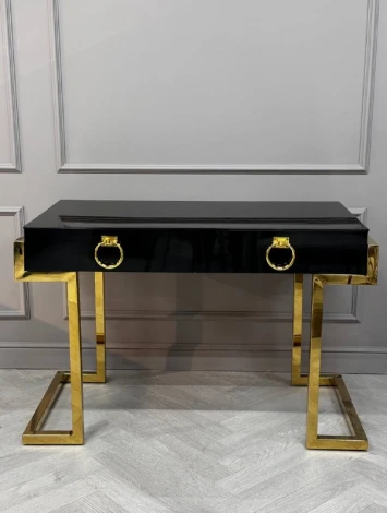 Стол-консоль IST-CASA Атлас МС9002-120В, 120х60х78 см, черный глянцевый