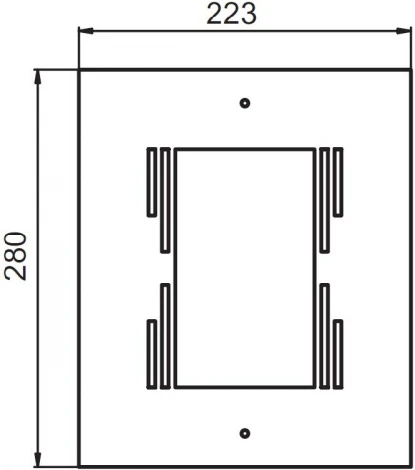 Настенный светильник уличный Oasis Light 77818 SS