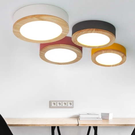 Потолочный светильник круглый Wudda D30 Серый ImperiumLoft Wudda01 (179761-26) (LED, 220V, круглые)