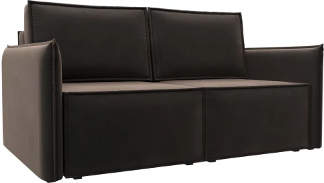 Диван прямой Либерти мини (Коричневый/Велюр) Лига Диванов арт.121897