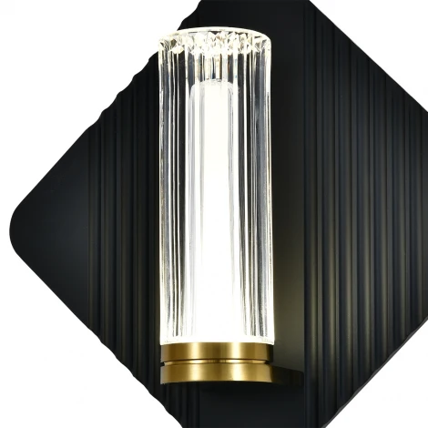 Настенный светильник светодиодный (14032/B/1W Black) Indigo Rilievo V000201L (220V)