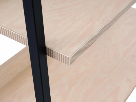 Стеллаж Board большой ОГОГО 722937 (черный, бежевый)