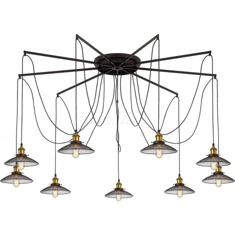 Подвесной светильник Citilux Эдисон CL451291 (220V, на проводе, паук)