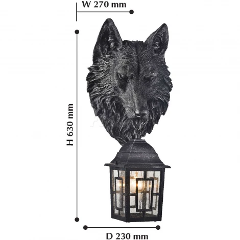 Настенный фонарь уличный Favourite Hunt 2252-1W (220V, животные, IP44)