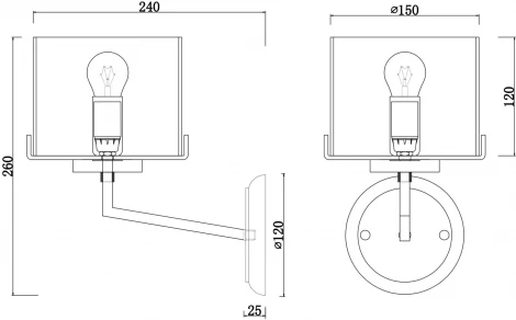 Бра Freya Karen FR5096WL-01CH (220V)