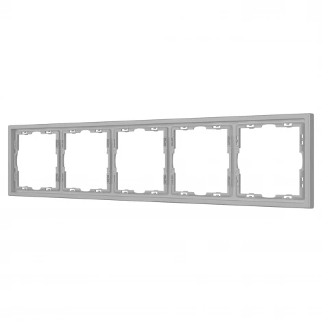 Рамка пластиковая FRM-NOBE-SFPL-5-IS (Arlight, Никель) 059463