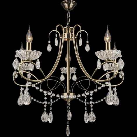 Подвесная люстра Reluce 01666-0.4-05 (220V, подвески, на цепи, подсвечник, свеча)