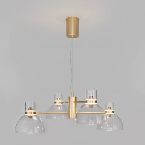 Подвесная люстра Eurosvet Vial 204053 LED латунь