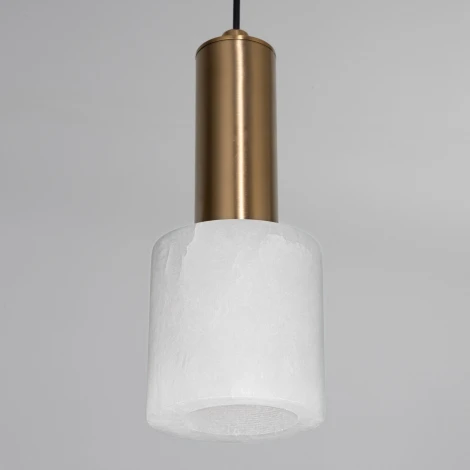 Подвесной светильник Eurosvet Marba 304055 алебастр/латунь