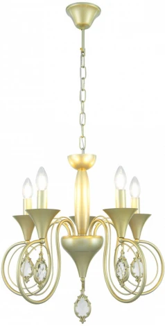 Подвесная люстра Arte Milano AM349920 349920/5 CG (220V, подвески, на цепи, подсвечник, свеча)