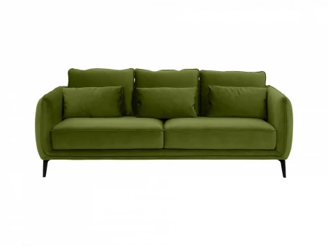 Диван Amsterdam трёхместный ОГОГО 342352 (зеленый)